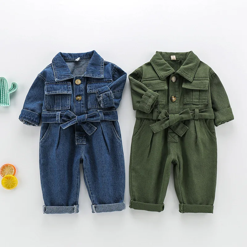 Baby Overall Denim - 2026 Spring Kids Denim Jumpsuits Baby