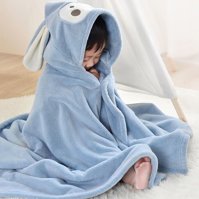 Coral Fleece Hooded Bath Towel - огляд і ціна Hooded Bath Towel