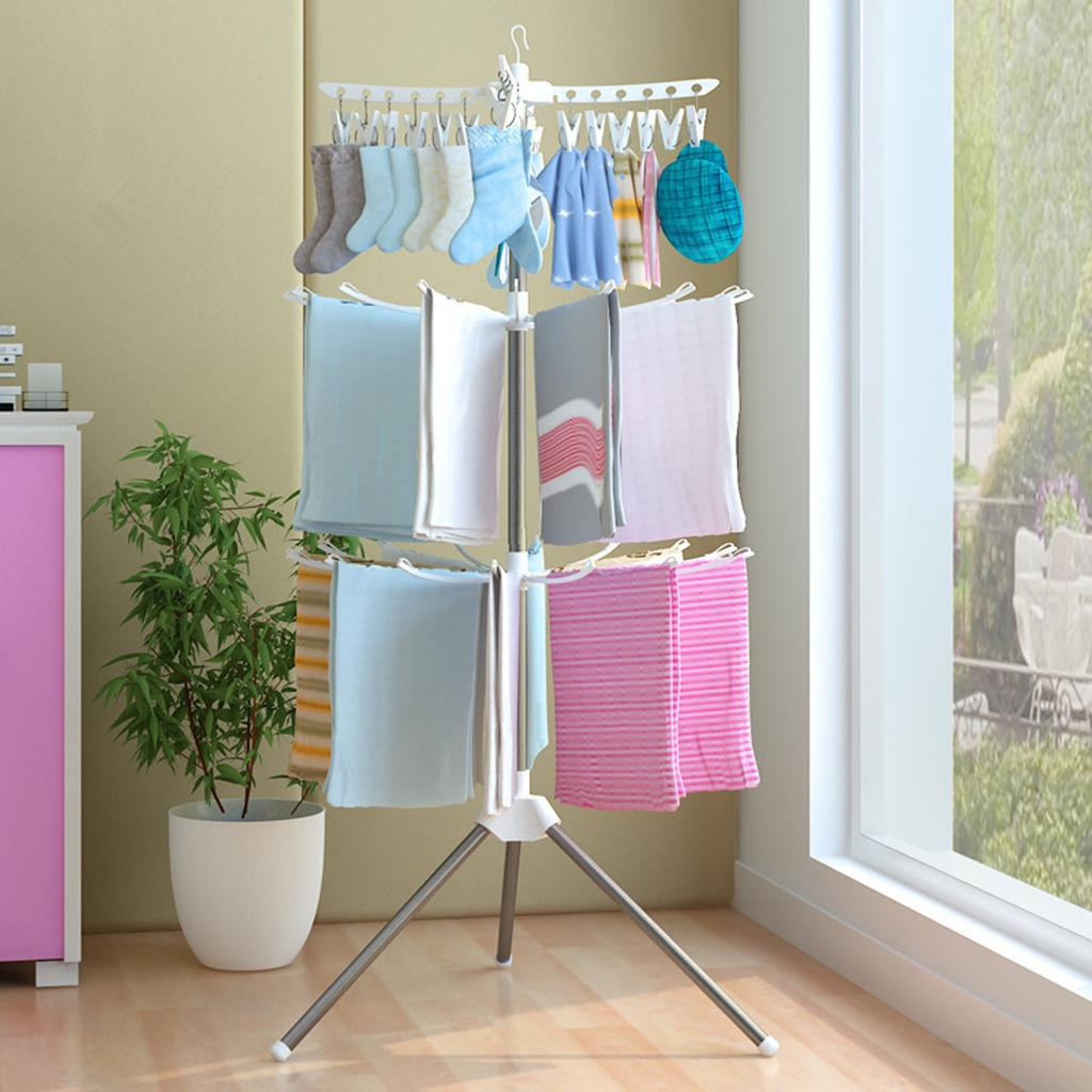 3 Tiers Foldable Drying Rack S - огляд і ціна Baby Clothing Rack