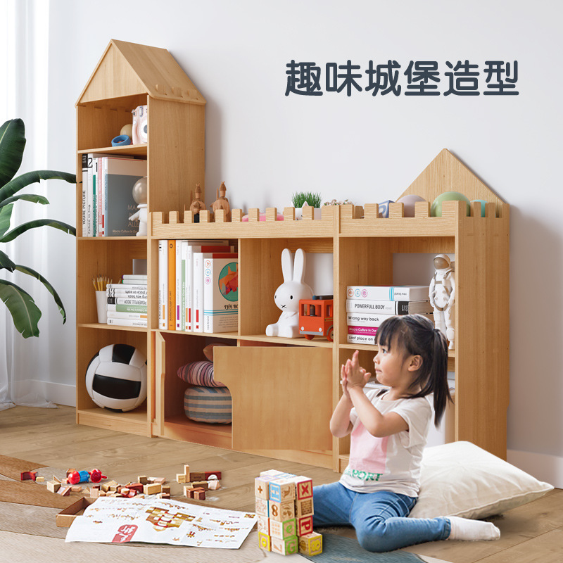 Bookshelf Solid wood floor-to- - огляд і ціна Baby Clothing Rack
