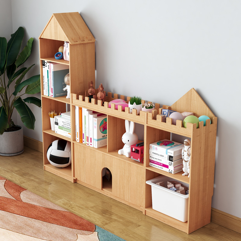 Bookshelf Solid wood floor-to- - огляд і ціна Baby Clothing Rack