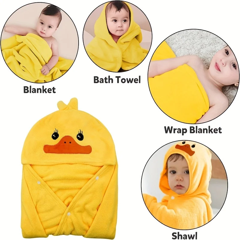 Hooded Bath Towel Soft Plush B - огляд і ціна Hooded Bath Towel