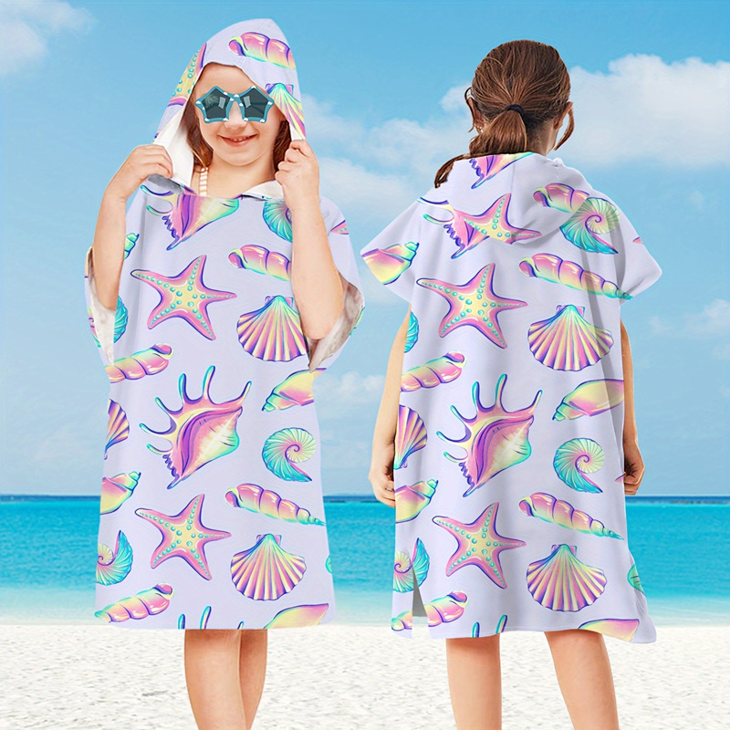 Baby Cartoon Printing Bathrobe - огляд і ціна Hooded Bath Towel