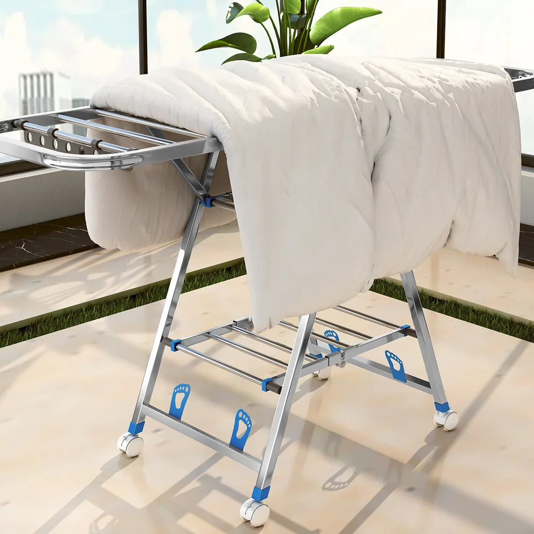 Stainless steel drying clothes - огляд і ціна Baby Clothing Rack