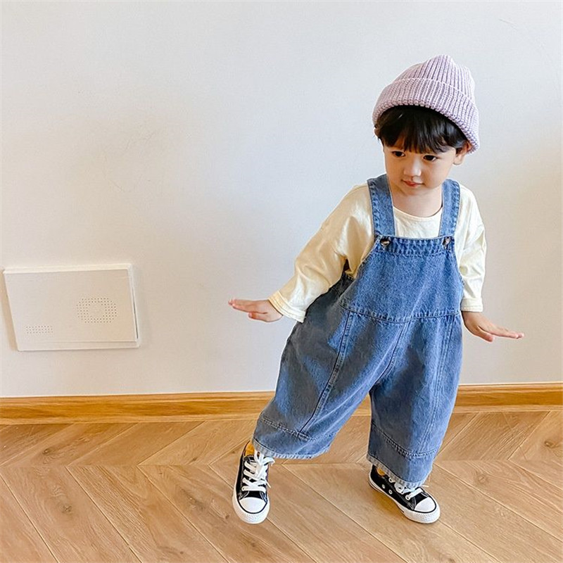 Autumn New Children's Loose Wi - огляд і ціна Baby Overall Denim