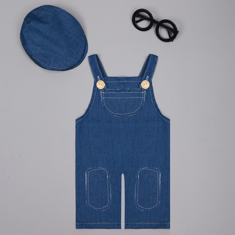 ❤️Newborn Photography Clothing - огляд і ціна Baby Overall Denim