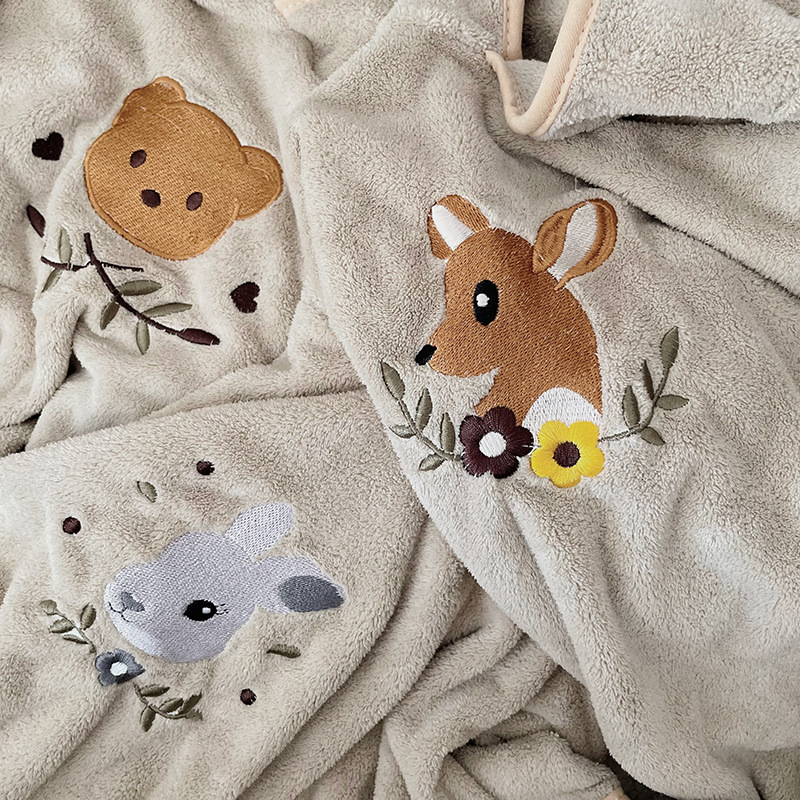 Children's Coral Fleece Cloaks - огляд і ціна Hooded Bath Towel