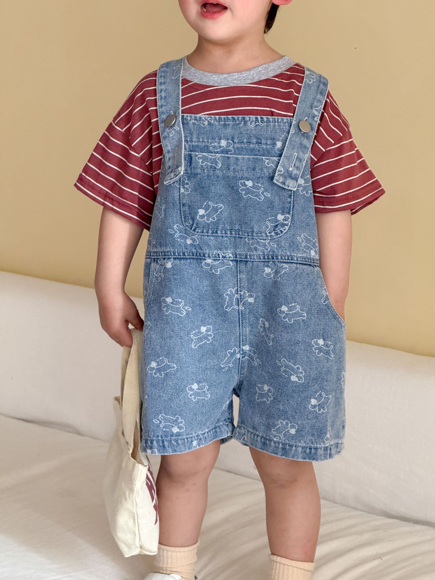 2026 Summer New Children Denim - огляд і ціна Baby Overall Denim
