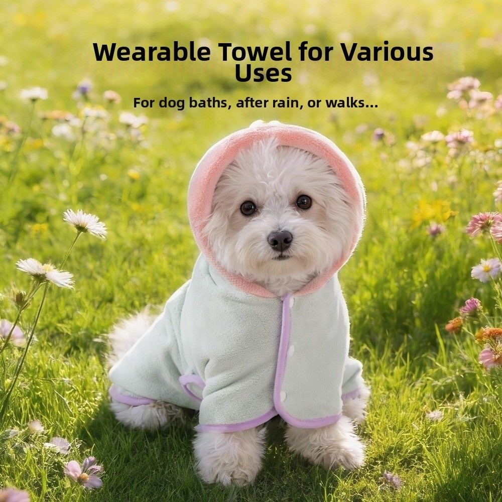 Super Absorbent Dog Hooded Bat - огляд і ціна Hooded Bath Towel