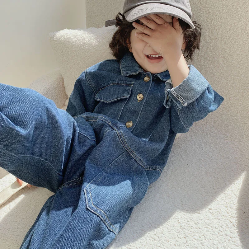 Children Denim Overalls Jumpsu - огляд і ціна Baby Overall Denim