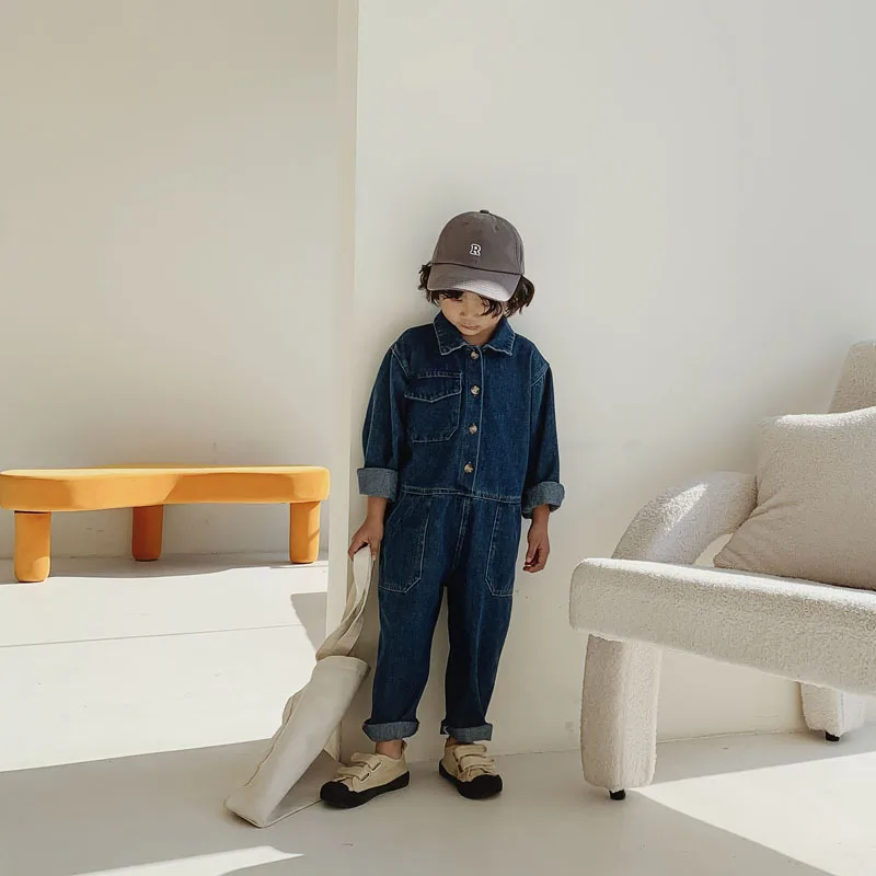 Children Denim Overalls Jumpsu - огляд і ціна Baby Overall Denim