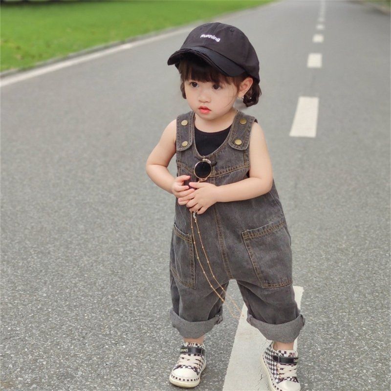 2-9Y Children's Jeans Pants Ko - огляд і ціна Baby Overall Denim