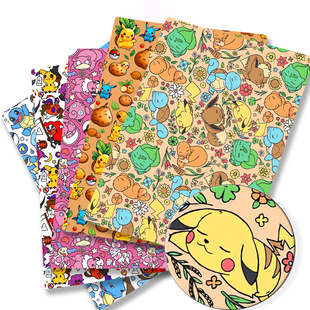 Pokemon Cartoon Fabric140*50cm - огляд і ціна Baby Clothing Japan