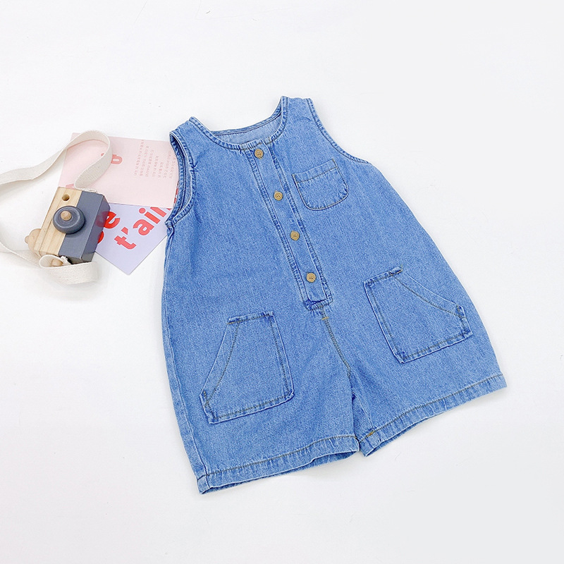 2026 Summer Korean Style Sleev - огляд і ціна Baby Overall Denim