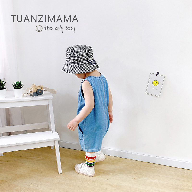 2026 Summer Korean Style Sleev - огляд і ціна Baby Overall Denim